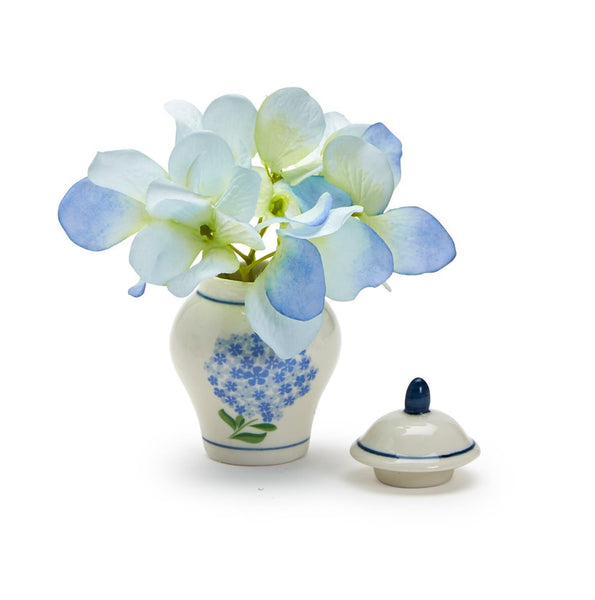 Ginger Jar Hydrangea Toothpick Holder