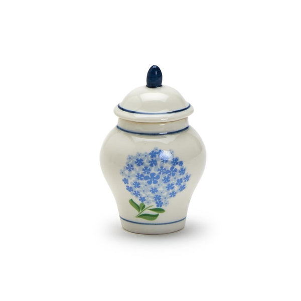 Ginger Jar Hydrangea Toothpick Holder