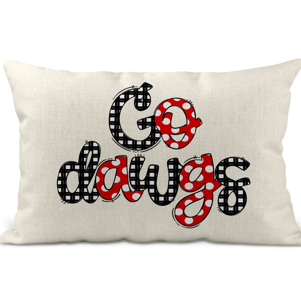 Georgia Football Pillow Cover