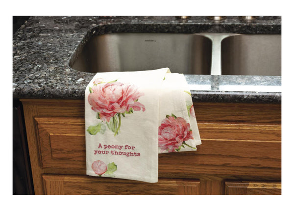 Kitchen Towel Peony