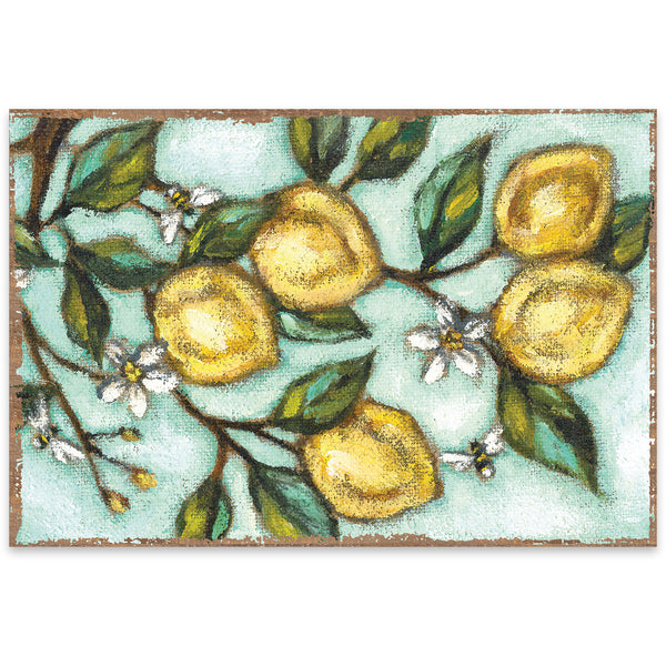 Placemats Lemon paper pads