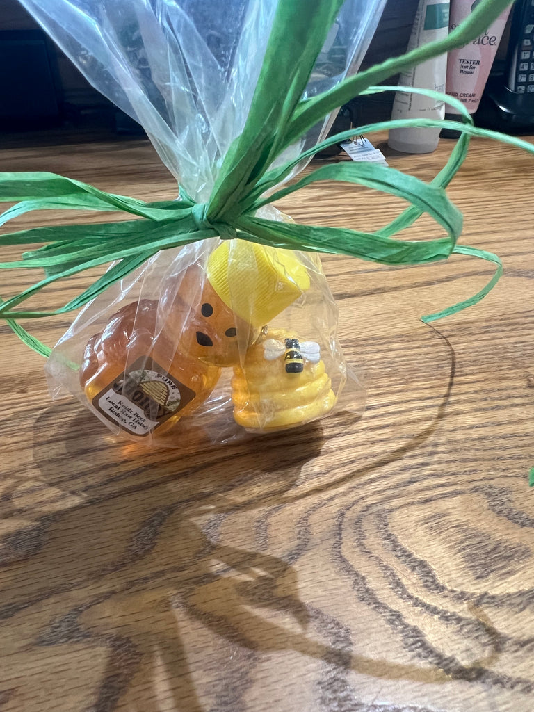 Honey Gift Bag Raw Honey and Lip Gloss