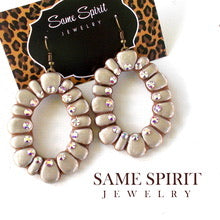 Same Spirit Ring of Fire Earrings Taupe