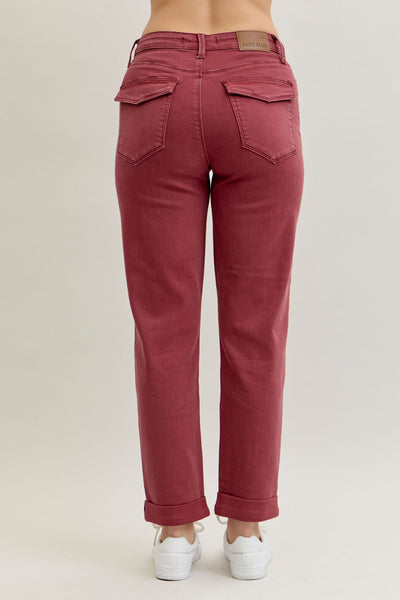 Jeans Judy Blue Jeans Burgundy 881026