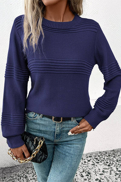 Sweater LONG-SLEEVED KNITTED BOTTOMING TOP