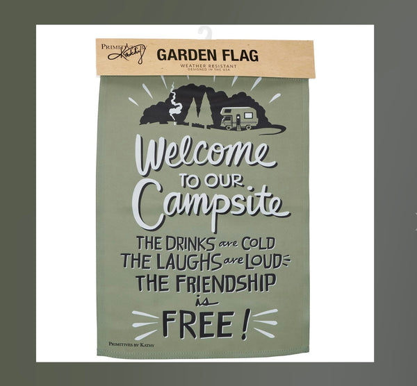 Camping Garden Flag