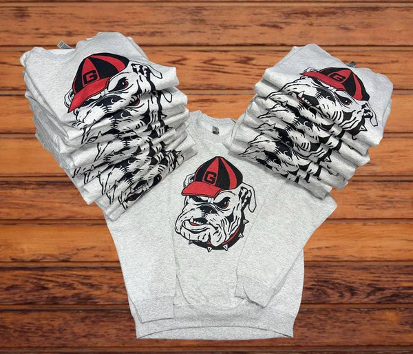 Retro Georgia Bulldog Sweatshirt: XLarge