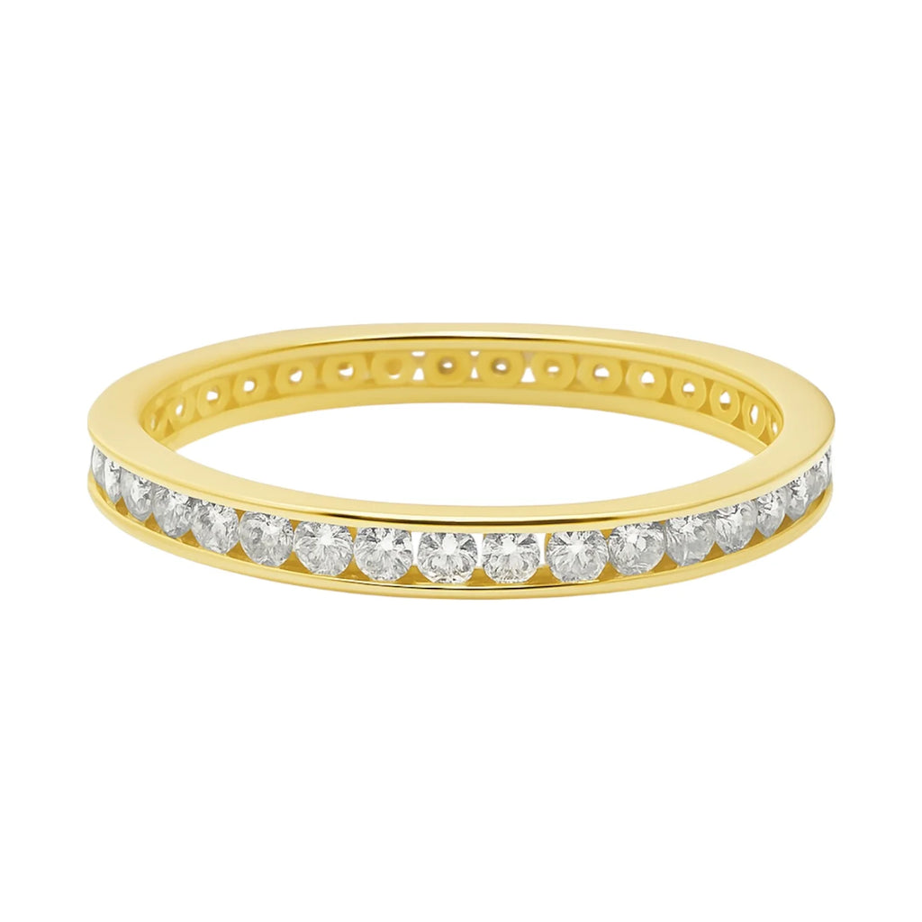 AJ Moissanite Pave Ring