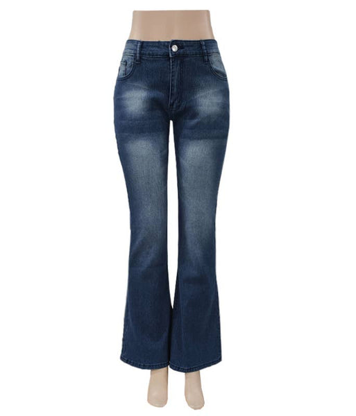 Jeans Vintage mid-rise slim bootcut jeans: Blue
