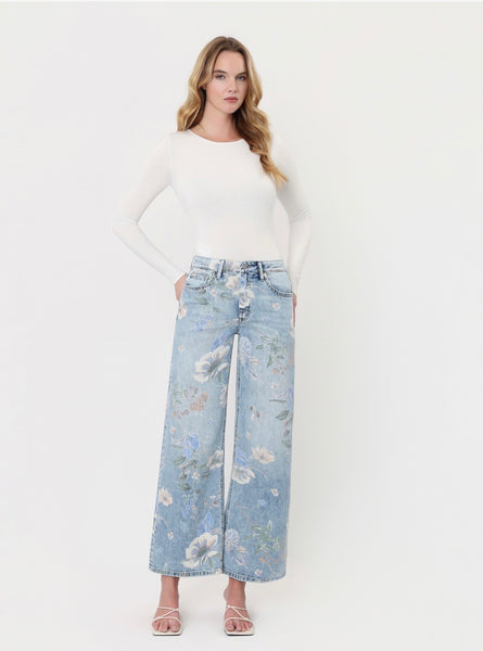 Flying Monkey Floral Jeans