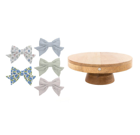 Cake Stand with Magnetic Bows