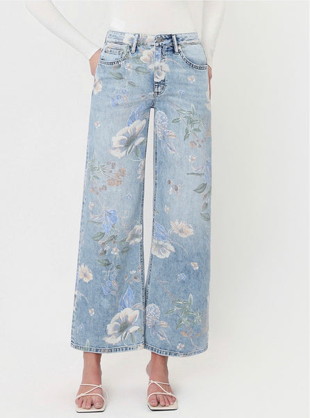 Flying Monkey Floral Jeans
