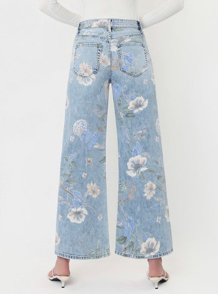 Flying Monkey Floral Jeans