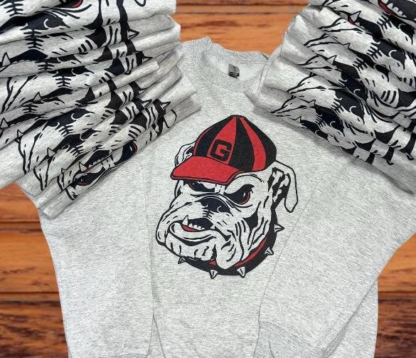 Retro Georgia Bulldog Sweatshirt: XLarge