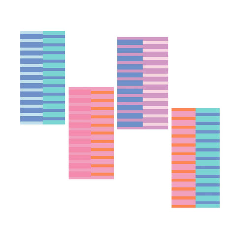 Beach Towel Colorblock Dry Towel
