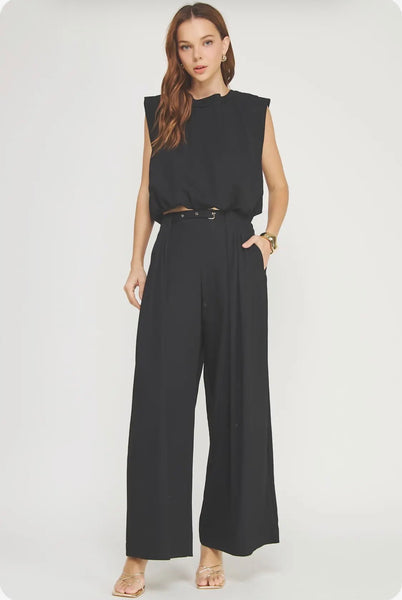 Strut & Bolt Pant Set Black