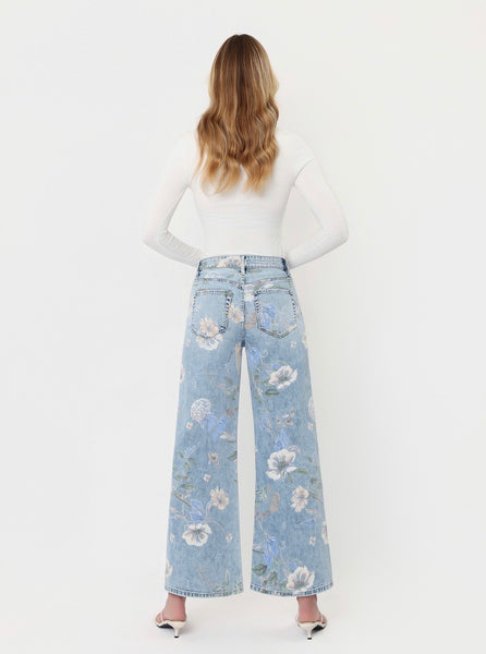 Flying Monkey Floral Jeans