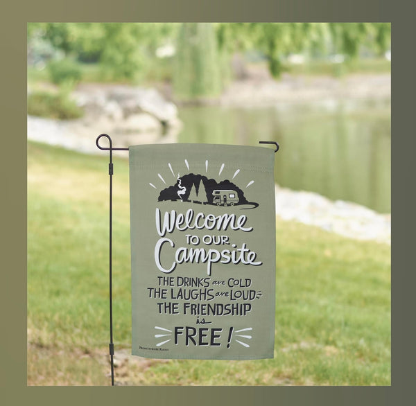 Camping Garden Flag