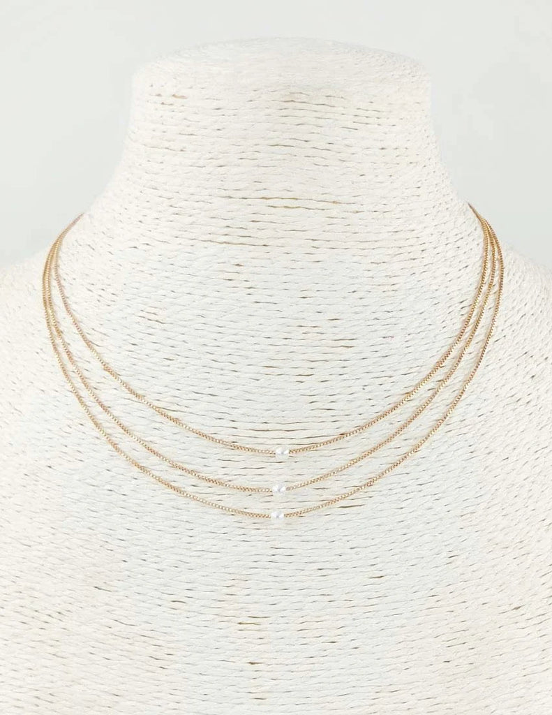 WH Triple Layered Gold Chain
