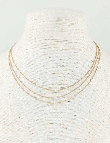 WH Triple Layered Gold Chain