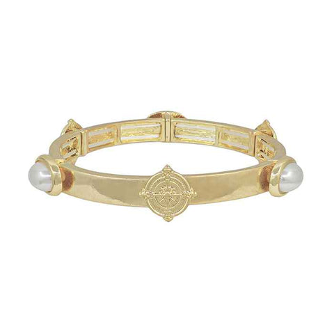 WH Bracelet Coin and Pearl