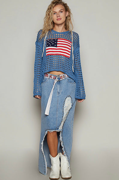 UST319 Top USA Royal Blue