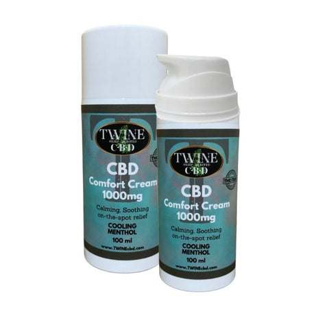 Twine CBD topical cream cool menthol