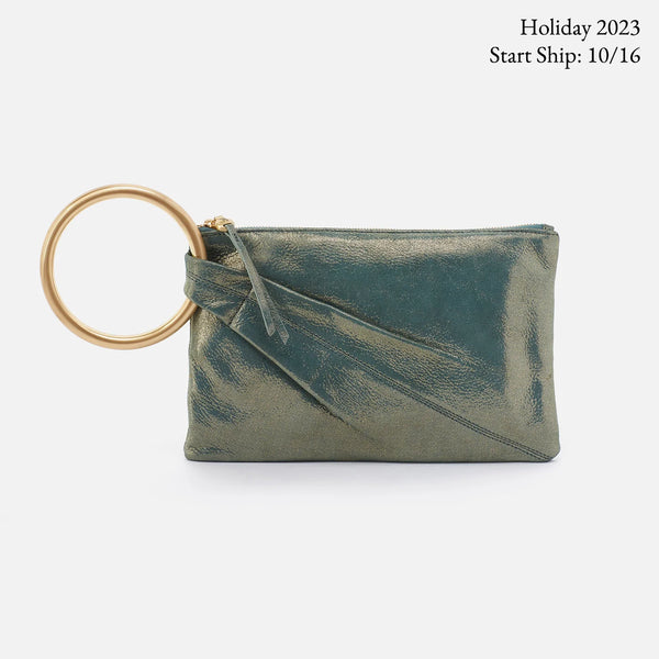 Hobo Sheila Ring Clutch Evergreen