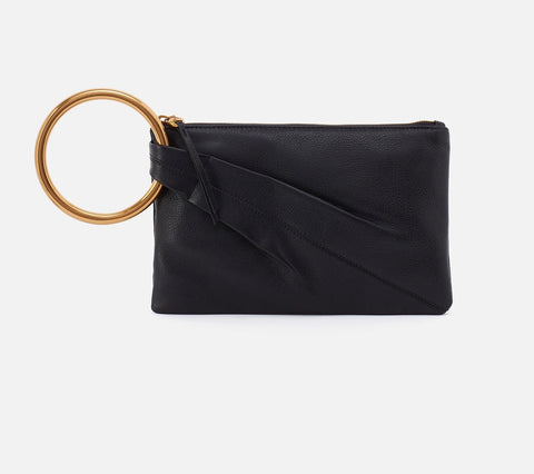 Hobo Sheila Ring Clutch Black