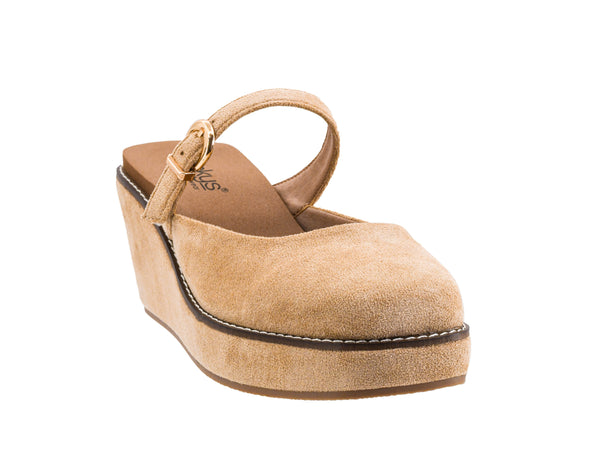 Corky's Me Time Camel Faux Suede