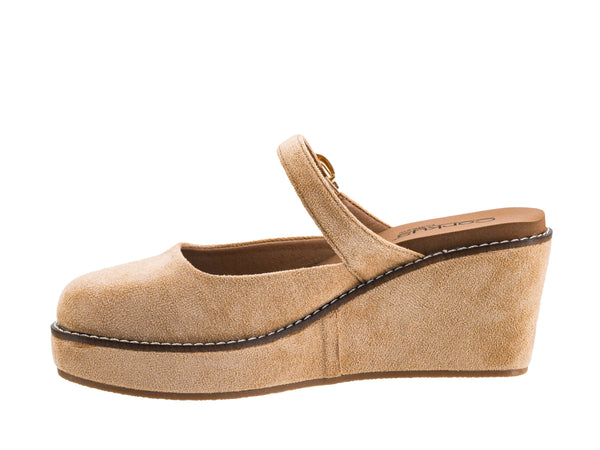 Corky's Me Time Camel Faux Suede