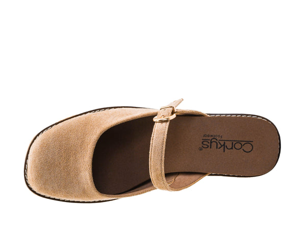 Corky's Me Time Camel Faux Suede