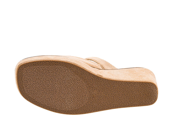 Corky's Me Time Camel Faux Suede