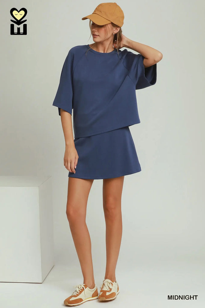 Skort Set Midnight Blue