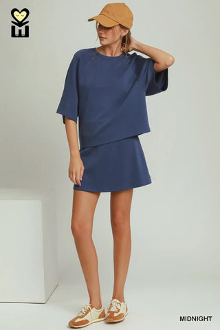 Skort Set Midnight Blue