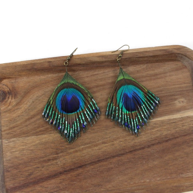 PP Feather Earrings E26247