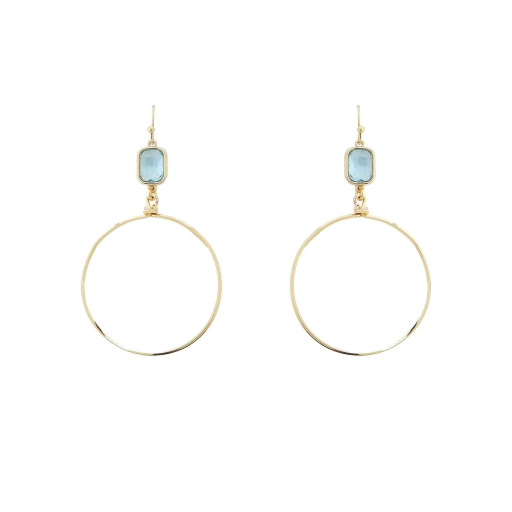 Wh Earrings Turquoise E-4767TQ
