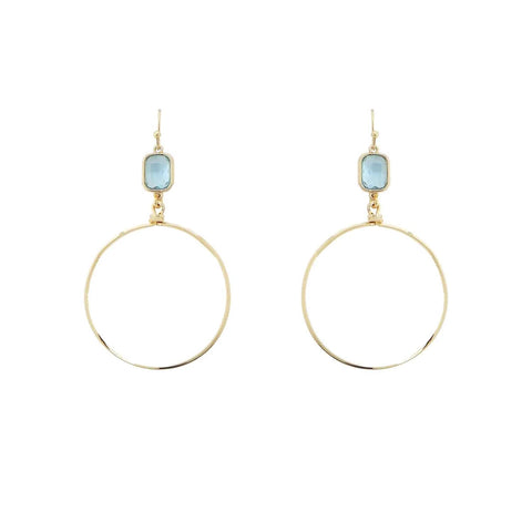 Wh Earrings Turquoise E-4767TQ