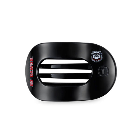 Go Dawgs! Medium Flat Round Hair Clip