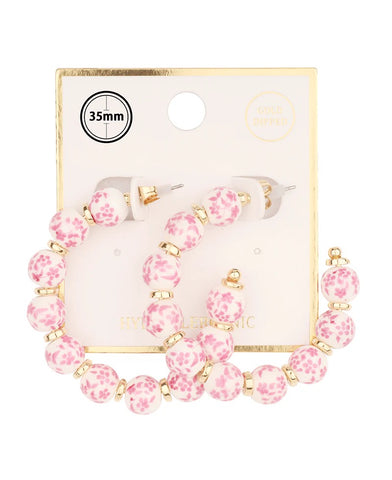 CC Earrings FE8034GDPK