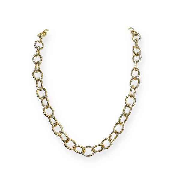 WH Necklace with Large Bulldog Charm N-3445G