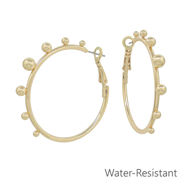 WH Graduated Bead on 2" Hoop E-4582