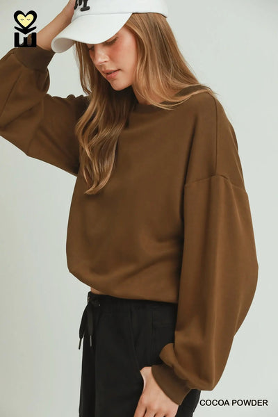 Tops Double Lined Select Luxeknit Bubble Hem