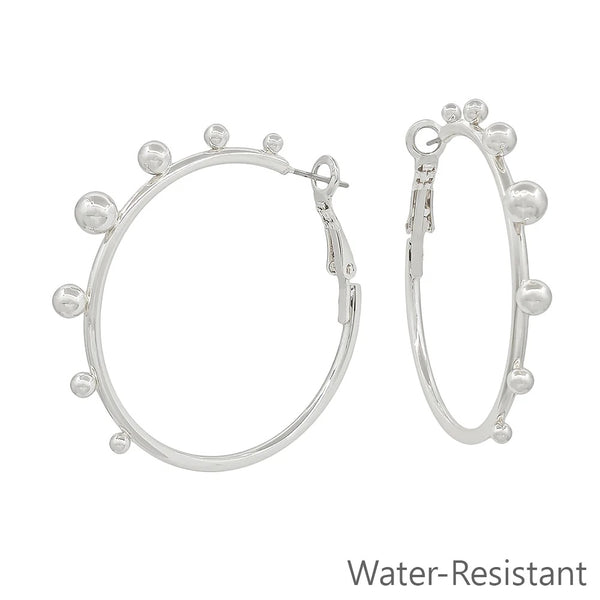 WH Graduated Bead on 2" Hoop E-4582