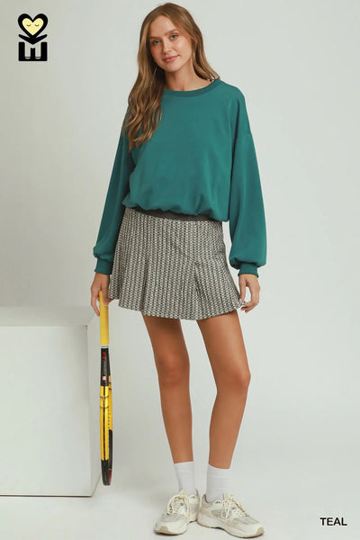 Tops Double Lined Select Luxeknit Bubble Hem