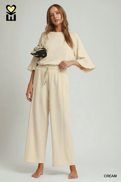 Umgee Pants Cream or Black H1089-P