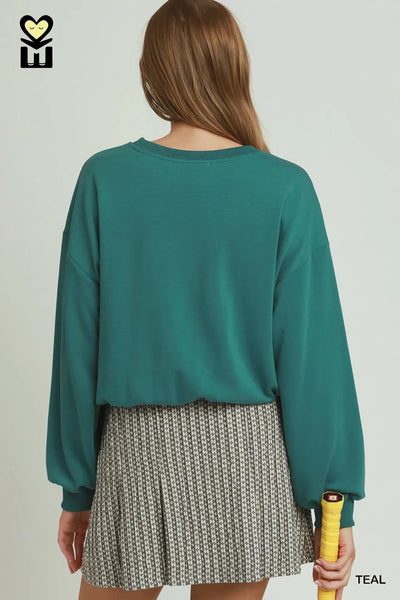 Tops Double Lined Select Luxeknit Bubble Hem