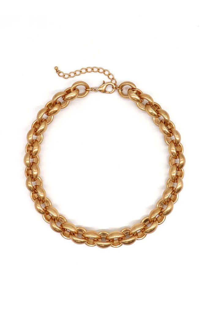 WH Gold Layered Thick Chain N-3108G