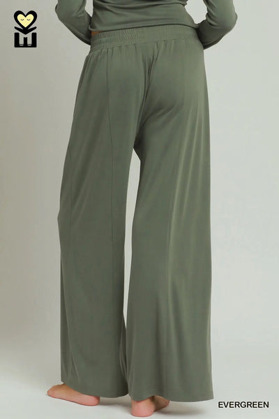 Crossover Long Sleeve Pant Set Umgee H1046