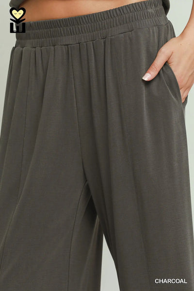 Crossover Long Sleeve Pant Set Umgee H1046